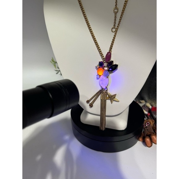 J.‎ Crew Iridescent Pink Rhinestone
Star Tassel Charm Pendant
Necklace - Picture 2 of 16